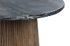 Picture of HUBIE Mango Wood Oval Coffee Table with Marble Top