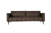 Picture of BARTLET Air Leather Sofa Range (Chocolate) - Sofa
