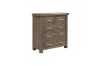 Picture of WESTMINSTER Solid Oak Bedroom Combo (Classic Walnut) - 3PC Queen Size