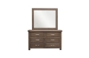 Picture of WESTMINSTER Solid Oak Bedroom Combo (Classic Walnut) - 3PC Queen Size