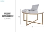 Picture of OYSTER  Coffee Table - D27.5"