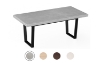 Picture of SYNERGYPLUS Modular Dining System - 63"/71"/78.5" Table Top in 4 Colors with Trapezoid Metal Legs