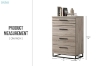 Picture of WESTDEN 4-Drawer Chest (Grey)