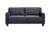 Picture of HERBERT Corduroy Sofa Range (Grey) - 2 Seater (Loveseat)