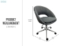 Picture of ALEXA Height Adjustable Office Chair(Grey)