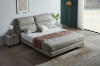 Picture of ROMEO Genuine Leather Bed Frame (Light Grey) - Eastern King Size