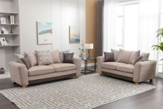 Picture of ARLO Fabric Sofa Range - Loveseat+Sofa Set