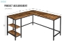 Picture of YONATAN 135 L-Shaped Corner Computer Desk