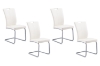 Picture of EDAN High Back Dining Chair with Powder Coating Base (Pearl White) 