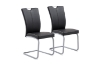 Picture of EDAN High Back Dining Chair with Powder Coating Base (Elegant Black)