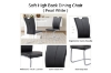 Picture of EDAN High Back Dining Chair with Powder Coating Base (Elegant Black) - Each