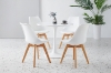Picture of TULIP Dining Set (White) - 31.5" Table with 4 Chairs