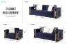 Picture of HANANEL 3/2/1 Seater Sofa Range - 2 Seater (Loveseat)