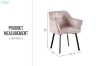 Picture of TAMPA Arm Dining Chair (Taupe) - 2 Chairs in 1 Carton