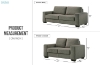 Picture of MODA 3/2 Seater Sofa Range (Grey) - 2 Seater (Loveseat)	
