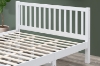 Picture of FORESTER Solid Wood Twin/Double/Queen Size Bed Frame(White) - Queen Size