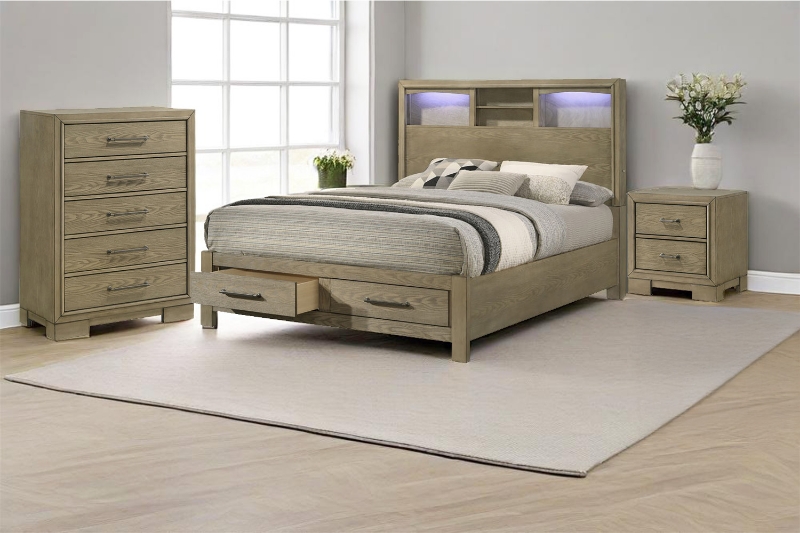 Picture of KENORA Bedroom Combo Set in King Size - 3PC Combo