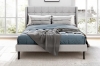 Picture of SONOMA Fabric Bed Frame (Light Grey) - Double