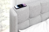 Picture of SONOMA Fabric Bed Frame (Light Grey) - Queen
