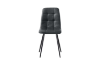 Picture of SAROTO 51" Sintered Stone Top 5PC Dining Set (Matte Grey Table + Charcoal Chairs)