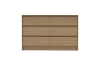 Picture of MOOK 6-Drawer Dresser with Mirror (Light Oak)