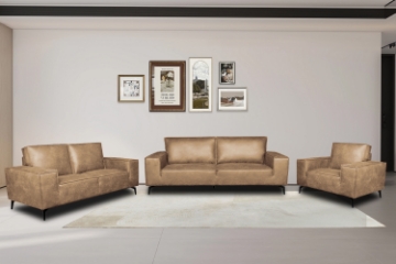 Picture of EASTWOOD Air Leather Sofa Range (Brown) -  1 Seater (Armchair)