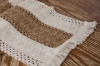 Picture of 376-003 Cotton-Edged Woven Table Runner/Bed Runner with Tassel - 78.5"x12"
