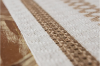 Picture of 376-006 Jute-Striped Woven Table Runner/Bed Runner with Tassel - 94.5"x12"