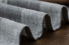 Picture of 376-009 Jacquard Geometric Pattern Table Runner/Bed Runner (Grey) - 78.5"x13"