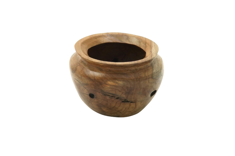 Picture of 650-017 D9" Teak Root Handmade Decorative Bowl 
