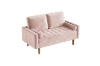Picture of HAROLD Fabric Sofa Range (Pink) - Loveseat+Sofa Set