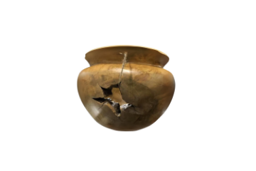 Picture of 650-016/017 Teak Root Handmade Decorative Bowl  in 2 Size
