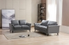 Picture of GROVA 3/2 Seater Air Leather Sofa Range - Loveseat+Sofa Set