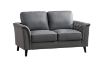 Picture of GROVA 3/2 Seater Air Leather Sofa Range - Loveseat+Sofa Set