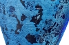 Picture of 363-012 Two-handled Abstract Art Blue and Black Ceramic Vase