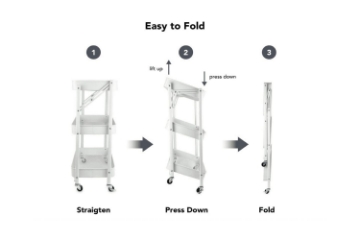 Picture of MALLORCA 3 Tier Foldable Wheel Trolley
