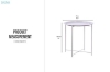 Picture of NAGOYA Removable Round Tray Side Table 
