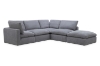 Picture of FAIRFIELD Feather-Filled Sectional Modular Sofa Range - 5PC Big Combo Set (Armlessx2 + Cornerx2 + Ottoman)