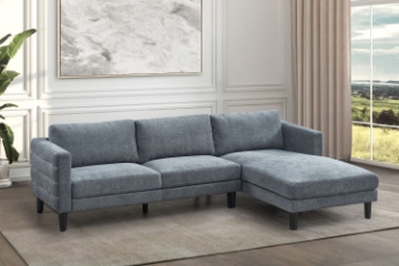 Picture of FINCH Sectional Sofa with Ottoman (Grey)