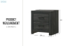 Picture of HAIDEN 2-Drawer Bedside Table
