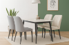 Picture of MIKASA 47" Sintered Stone Top 5PC Dining Set (Crisp-White Table)