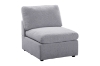 Picture of LUXEON Sectional Modular Sofa Range with Ottoman & Storage Console Hidden Cup Holders & Wireless Charging & USB Ports