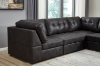 Picture of AUSTEN Foil-Printed Fabric Modular Sectional Sofa Range - 4PC Combo Set (Armlessx2 + Arm Facing Leftx1 + Arm Facing Rightx1)