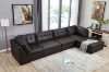 Picture of AUSTEN Foil-Printed Fabric Modular Sectional Sofa Range - 5PC Big Combo Set (Armlessx2 + Arm Facing Leftx1 + Arm Facing Rightx1 + Ottomanx1)