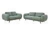 Picture of HELSINKI Fabric Sofa Range (Light Olive) - 2 Seater (Loveseat)